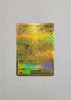 Pokemon Mega Evolution Mega Lucario Gold Card 188/132 Secret Rare Near Mint - Image 1
