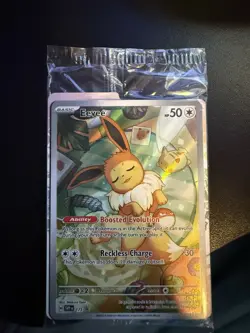 Pokemon TCG Prismatic Evolution ETB Promo Eevee #173 Sealed Card - Image 1