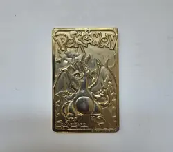 1999 Burger King Pokemon Charizard Nintendo 23K Gold Plated Trading Card - Image 1