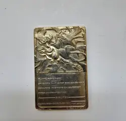 1999 Burger King Pokemon Charizard Nintendo 23K Gold Plated Trading Card - Image 2