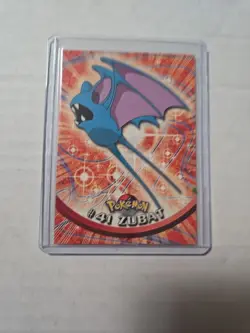 #41 Zubat Topps Pokemon Card Tv Animation Edition Blue Logo - Image 1