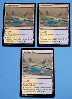 3x Calciform Pools Time Spiral Remastered Mtg Magic Card Colorless Land Mana 275 - Image 1