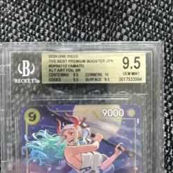 BGS 9.5 One Piece Card Game CCG TCG Yamato (OP04-112) Alt Art The Best Japanese - Image 2
