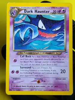 Pokemon Dark Haunter TCG Card Neo Destiny 36/105 Regular - Image 1