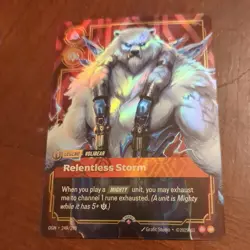 Volibear Riftbound English Promo card 249/298 PRERELEASE League Of Legends Foil - Image 1