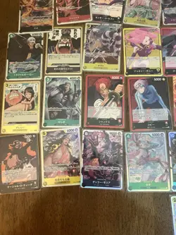One Piece Japanese Card Lot! Holo Luffy, Marco, Shanks! - Image 2