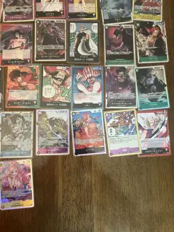 One Piece Japanese Card Lot! Holo Luffy, Marco, Shanks! - Image 3