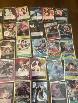 One Piece Japanese Card Lot! Holo Luffy, Marco, Shanks! - Image 4