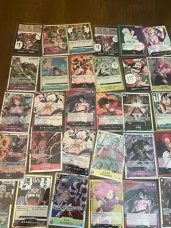 One Piece Japanese Card Lot! Holo Luffy, Marco, Shanks! - Image 5