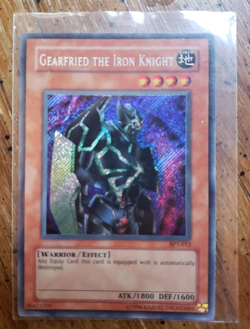 Yugioh Gearfried The Iron Knight BPT-012 - Secret Rare Card - Image 1