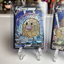 Fan Art Holographic Set Stained Glass Mosaic Proxy Custom Card Poliwag Poliwrath - Image 2
