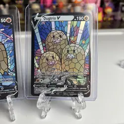 Fan Art Holographic Set Stained Glass Mosaic Proxy Custom Card Poliwag Poliwrath - Image 3