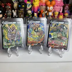 Fan Art Holographic Set Stained Glass Mosaic Proxy Custom Card Doduo Dodrio - Image 1