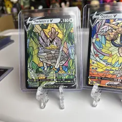 Fan Art Holographic Set Stained Glass Mosaic Proxy Custom Card Doduo Dodrio - Image 2