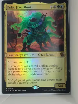 MTG FOIL Felix Five-Boots 0006 Commander: Outlaws of Thunder Junction OTC - Image 1