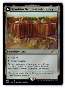 Hawkins National Laboratory NM* FOIL Secret Lair ENGLISH 609 mtg -UnltdCards - Image 1