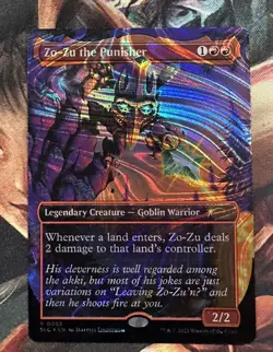 MTG Halo Foil, Zo-Zu the Punisher Secret Lair Encyclopedia Magic the Gathering - Image 1
