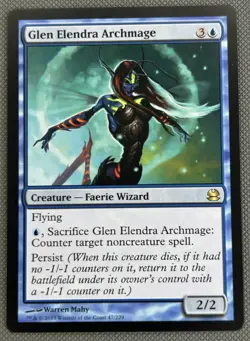 MTG Glen Elendra Archmage, Modern Masters set - Image 1