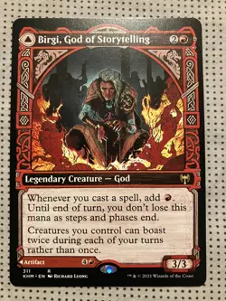 Birgi, God of Storytelling (Showcase) Kaldheim Regular Non-Foil - Image 1