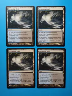 MTG 4x Dreadship Reef x4 LP Time Spiral Magic Playset - Image 1