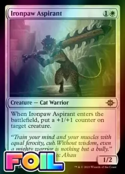 x1 Ironpaw Aspirant LCI MTG 18 FOIL COMMON M/NM 1x - Image 1