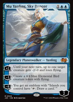 1x - Mu Yanling, Sky Dancer - Foundations Jumpstart - NM MTG - Image 1