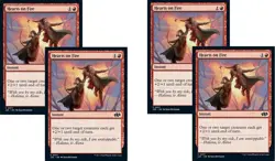 4x - Hearts on Fire - x4 - Foundations Jumpstart - C NM MTG - Image 1