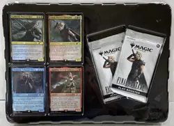 Magic The Gathering Final Fantasy Commander Promo Foil Costco Set + Play Booster - Image 1