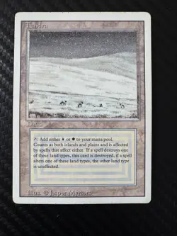 Tundra (English) Dual Land MP - Magic The Gathering (MTG Revised Edition) - Image 1