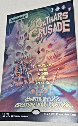 MTG Innistrad Remastered Cathars Crusade Movie Style 11x17 Holo Foil Poster - Image 2