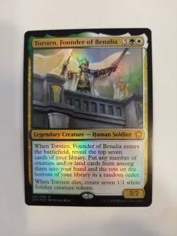 Torsten, Founder of Benalia Commander: Dominaria United Foil - Image 1