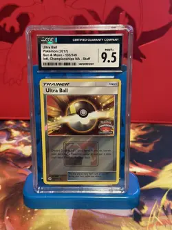 Ultra Ball Pokemon 2017 Sun &Moon-135/149 International Championships NA- Staff - Image 1