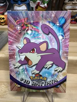 Rattata #19 Topps Pokemon Tv Animation Edition - Image 1