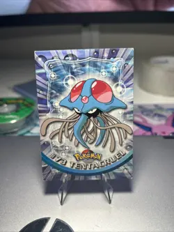 Topps Pokemon Tentacruel #73 1999 TV Animation Edition Non Holo Red Logo LP - Image 1