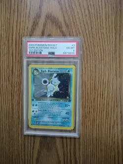 Dark Blastoise 1st Edition Holo 2000 Pokemon Rocket #3 - PSA 6 EX-MT - Image 1