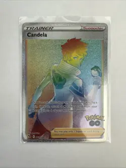 Pokemon TCG - Candela - 083/078 - Pokemon GO Rainbow Holo Secret Rare - NM/M - Image 1