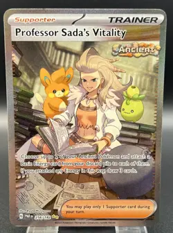 Professor Sada's Vitality 256/182 Paradox Rift Special Illustration Rare Pokemon - Image 1