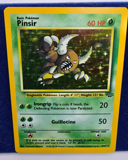 Pokemon Unlimited Jungle Pinsir 9/64 NM Holographic WOTC Free Ship! - Image 2