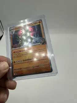 Pokemon Destined Rivals Team Rockets Tyranitar Pre Release STAFF Promo - Image 1