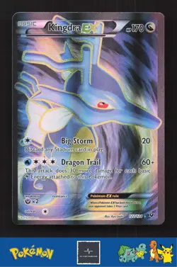 2016 Pokemon XY Fates Collide 122/124 Kingdra EX - Image 1