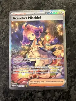 Acerola's Mischief 183/132 SIR Illustration Rare Holo - Pokemon Mega Evolutions - Image 1