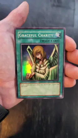 Yu-Gi-Oh! TCG Graceful Charity Starter Deck Pegasus SDP-040 Unlimited Super Rare - Image 2