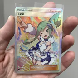 LISIA Trainer card (Full Art) 164/168 Celestial Storm 2018 Hologram Pokemon TCG - Image 2