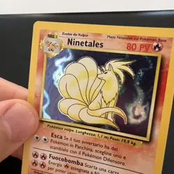 Pokemon Card Ninetales 12/102 Cosmos Holo Set Base ITA italiano Near Mint - Image 3