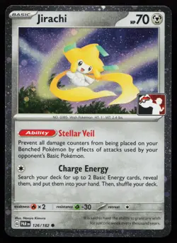 Jirachi 126/182 Cosmos Holo Prize Pack Series Cards Pokemon Card - Image 1