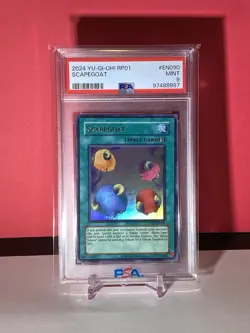 PSA 9 MINT Scapegoat RP01-EN090 (Retro Pack 2024 Reprint) Yu-Gi-Oh! Card - Image 1