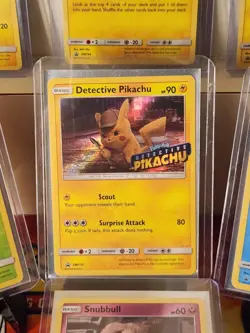 Detective Pikachu 7 Card Promo Lot - Stamped, Venusaur, Psyduck, Snubbull NM - Image 3