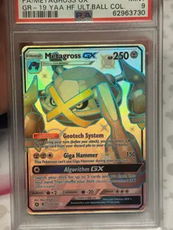 2017 Pokemon Metagross GX 157A Black Star Promo Card PSA 9 Mint Condition - Image 3