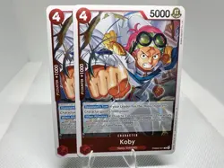 2x Koby PRB02-001 R ONE PIECE Card The Best 2 - ONE PIECE Card Game ENGLISH - Image 1