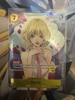 Stussy Alt Art OP13-110 SR Carrying on His Will ONE PIECE Card Game NM - Image 1